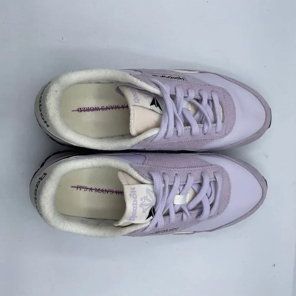 Reebok Suede Nylon Aztrek Sneaker Lavender Purple Women’s 9